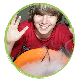 A Child Does a Fun Science Experiment A Child Does a Fun Science Experiment